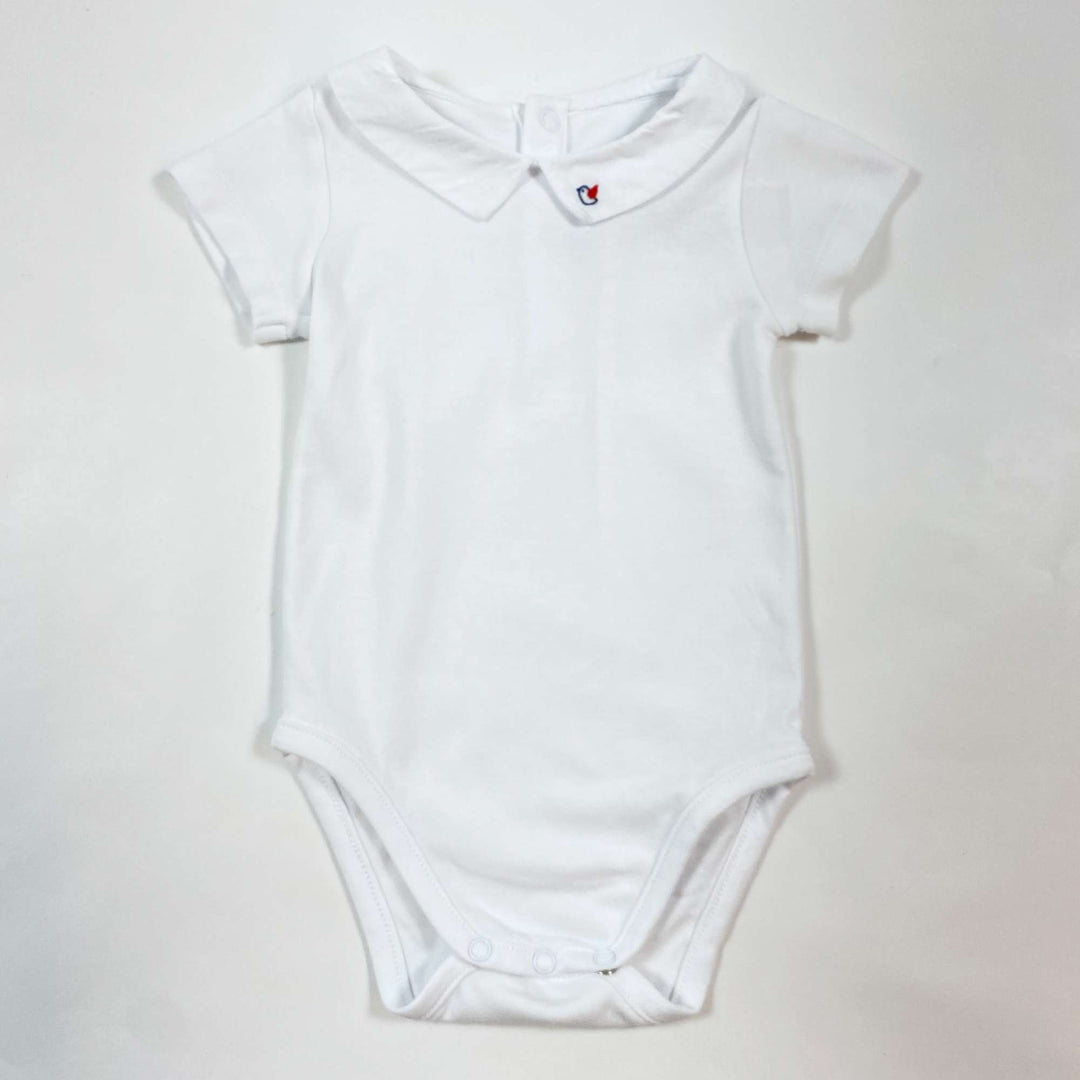 Jacadi tweet tweet bird short-sleeved collared body 12M/74 1