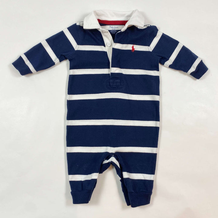 Ralph Lauren navy rugby stripe jumpsuit 3M/60 1