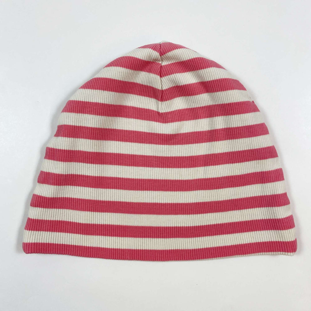 Mini Rodini pink stripe hat 48/50 2