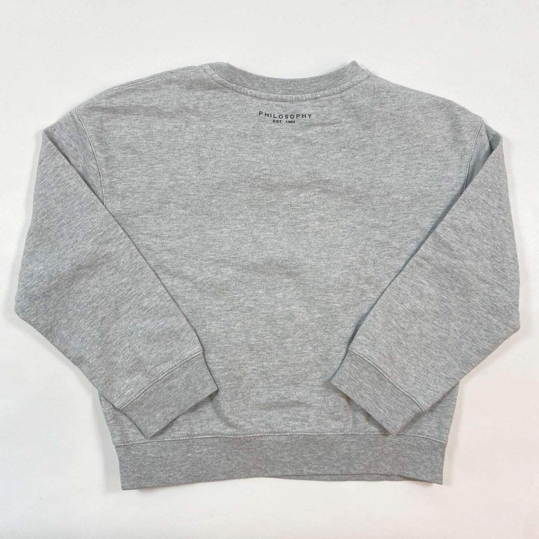 Philosophy di Lorenzo Serafini Kids grey sweatshirt 8Y 3