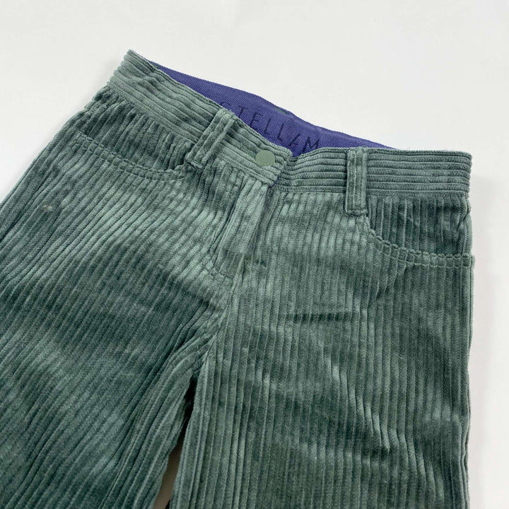 Stella McCartney Kids olive wide corduroy trousers 6Y 2