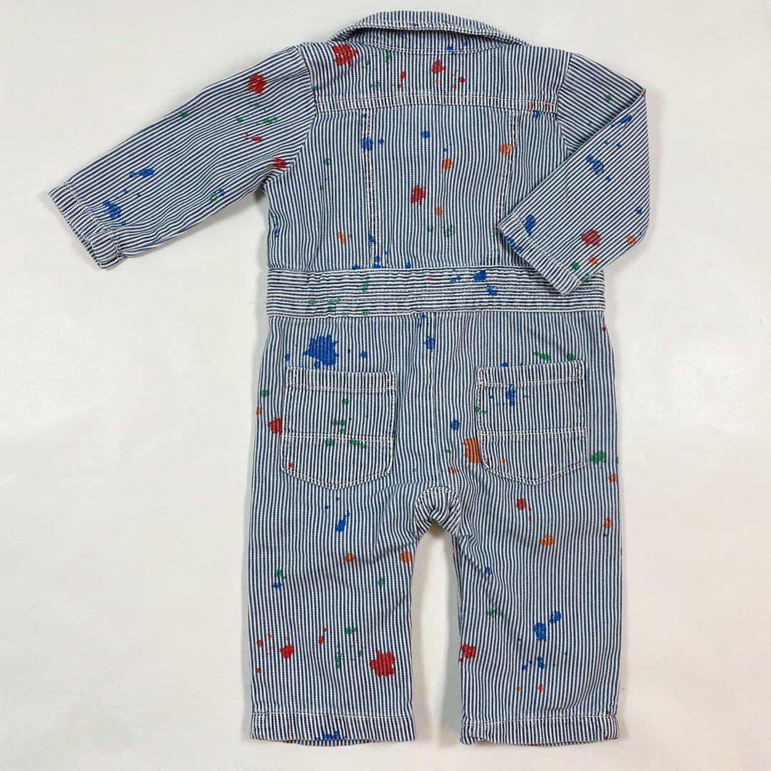 Gap colour splash soft denim jumpsuit 3-6M 2