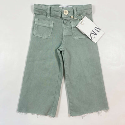 Zara turquoise wide trousers Second Season 12-18M/80 1