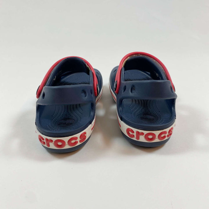 Crocs blue velcro strap sandals 27-28 3