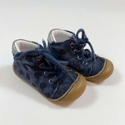 Bellamy blue suede learn-to-walk shoes 20 1