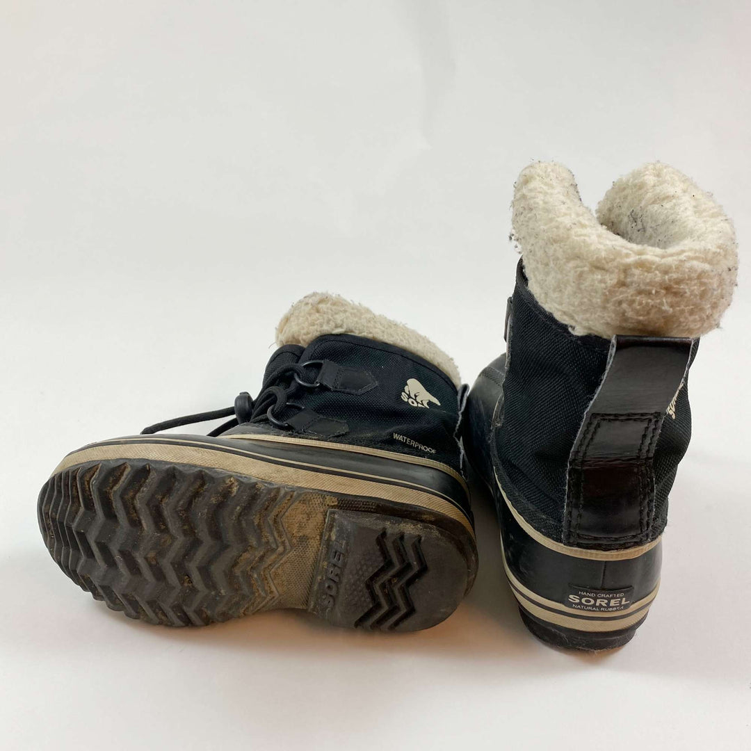 Sorel black kids yoot pac winter boots 27 2