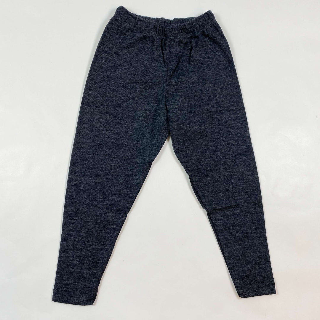 Engel anthracite virgin wool silk blend trousers Second Season 92 1