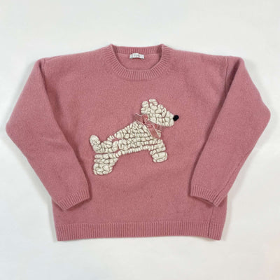 Il Gufo pink dog knit sweater 8Y 1