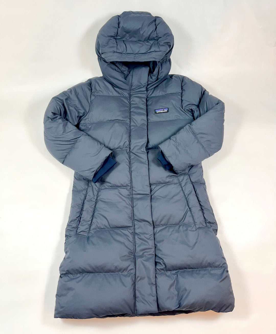 Patagonia black long puffer coat 7-8Y (S) 1