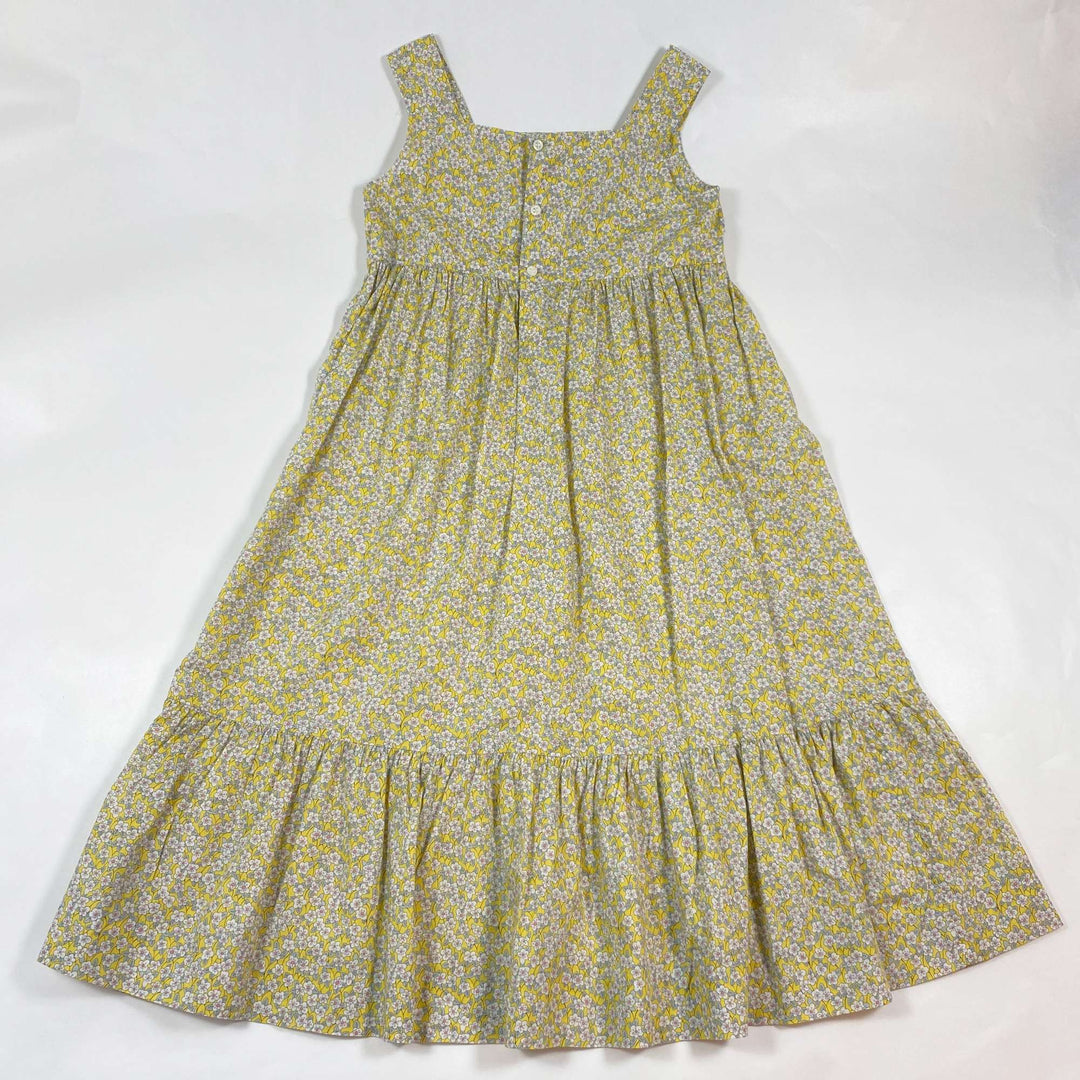 Bonpoint yellow floral Liberty print summer dress 6Y 3