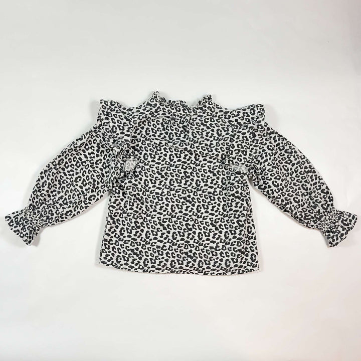 The New Society Leopard blouse 4Y 3