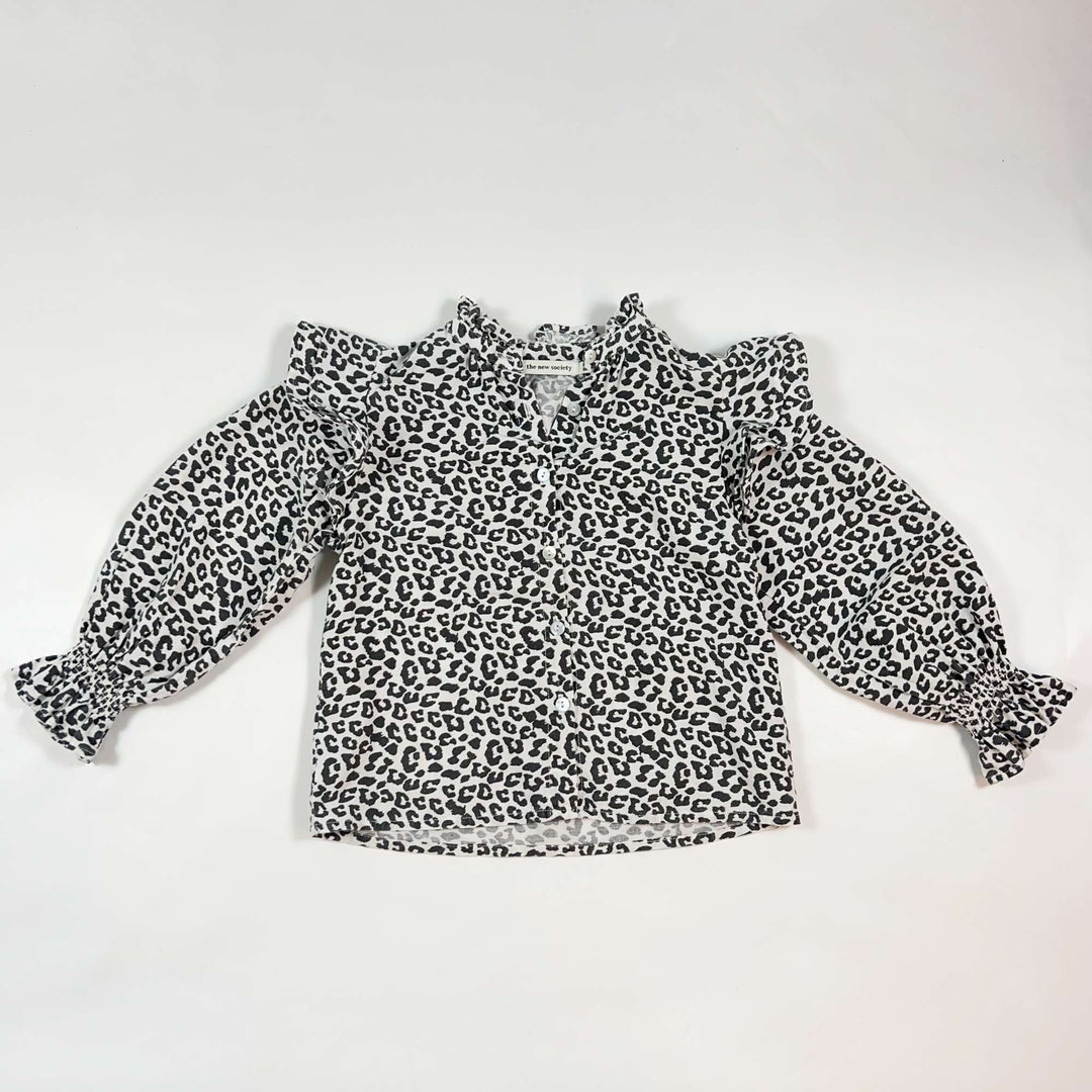 The New Society Leopard blouse 4Y 2