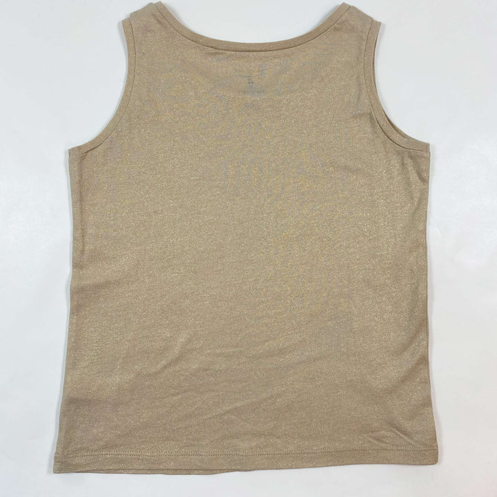 Bonpoint gold shimmer tank top 8Y 3