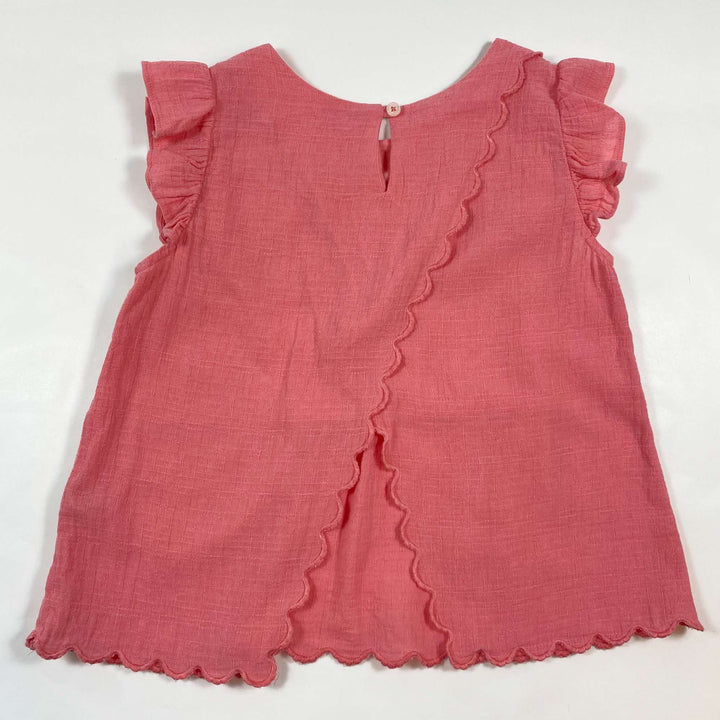 Louise Misha coral embroidered top 10Y 3