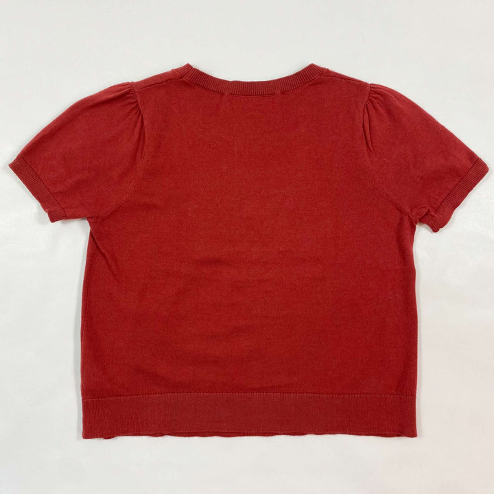Bonpoint red cotton top 8Y 2
