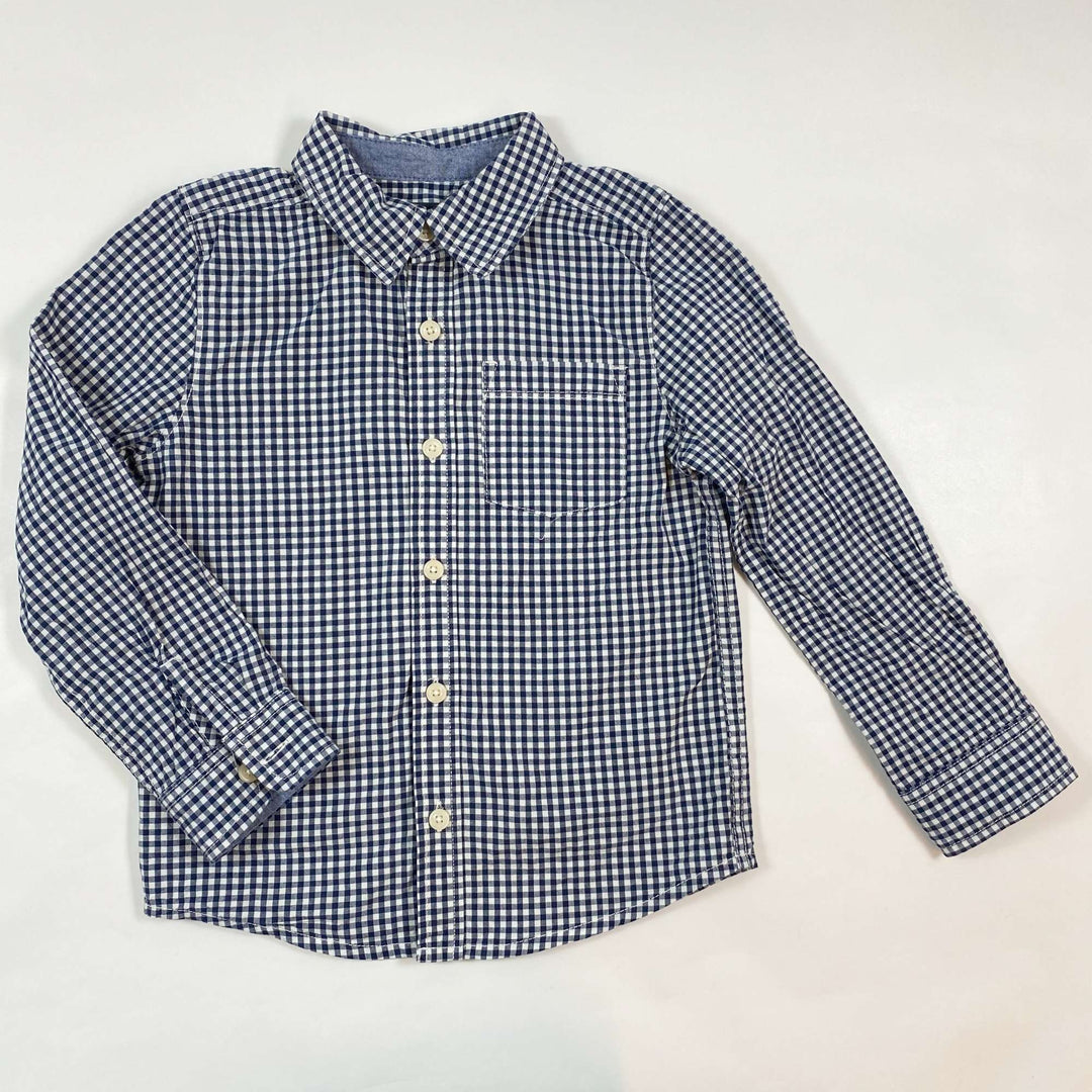 Oshkosh B'gosh navy gingham shirt 5Y 1