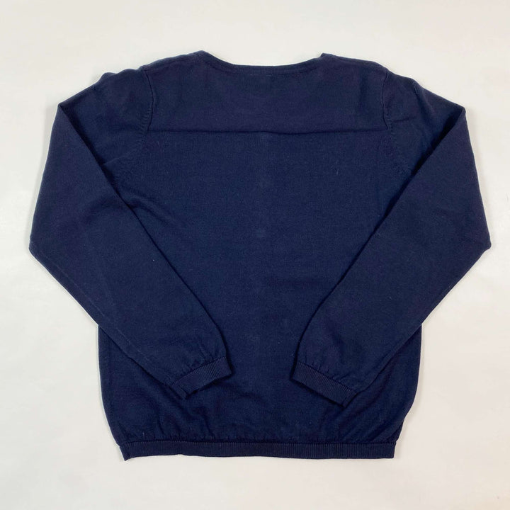 Petit Bateau navy cardigan 8Y/128 2