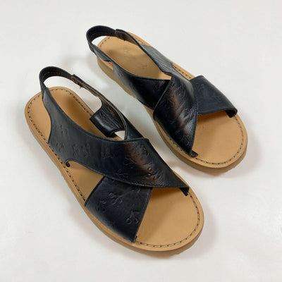 Bonpoint black leather sandals 33 1