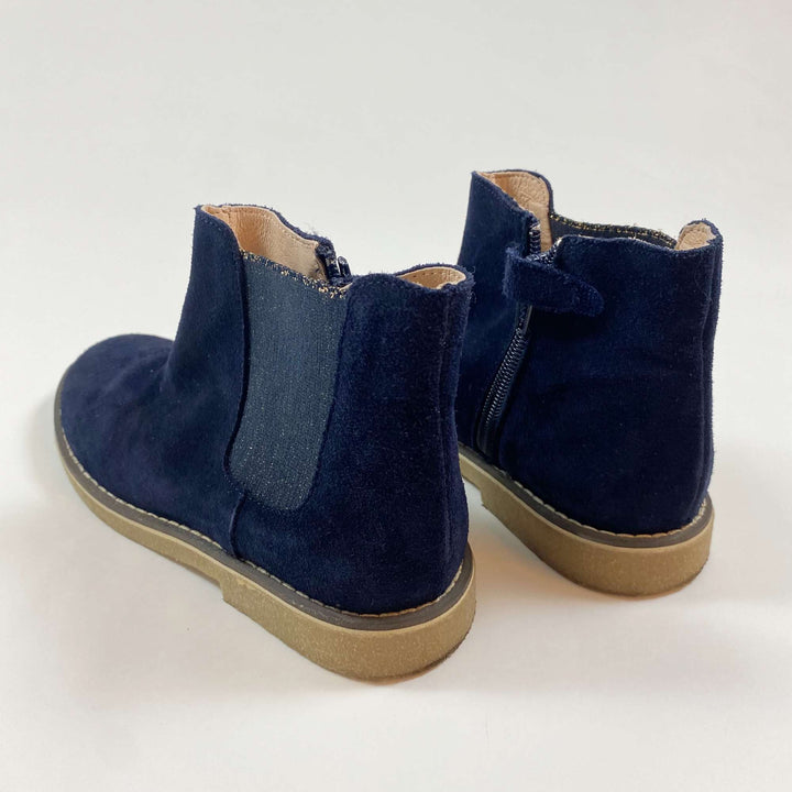 Jacadi navy suede chelsea boots 33 3