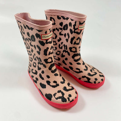 Hunter leopard rain boots 29 1