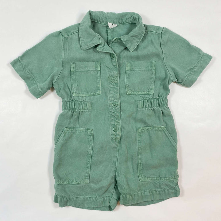 Arket green soft lyocell boiler suit 92 1