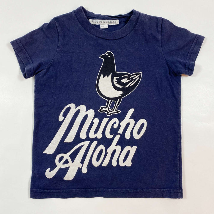 Pidgin Orange navy pidgeon t-shirt 2/ca2-4Y 1