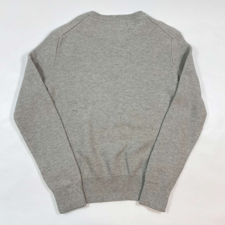 Ralph Lauren grey logo fine knitted jumper S/8Y 3