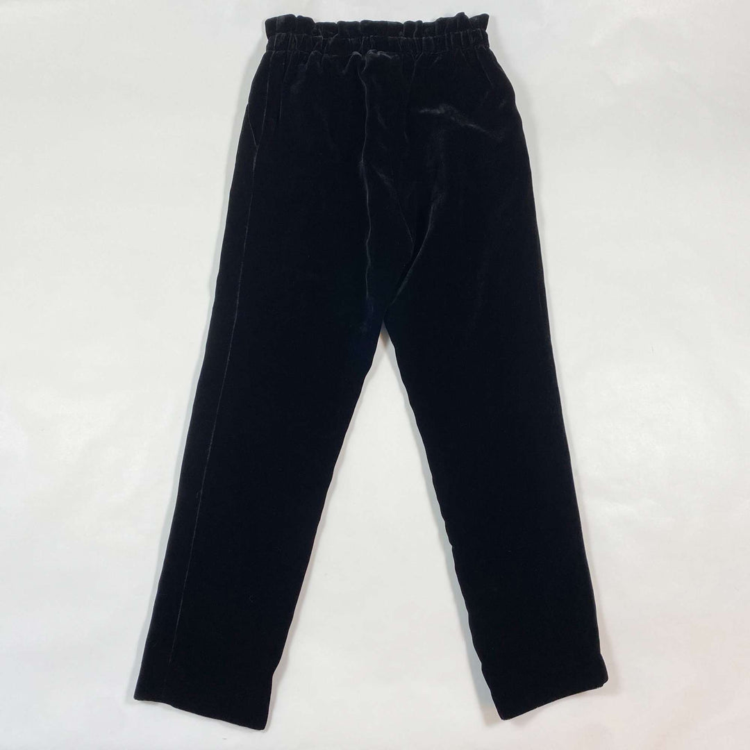 Bonpoint black velvet trousers 8Y 3