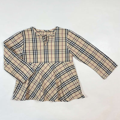 Burberry classic check cotton tunic  dress 2Y 1