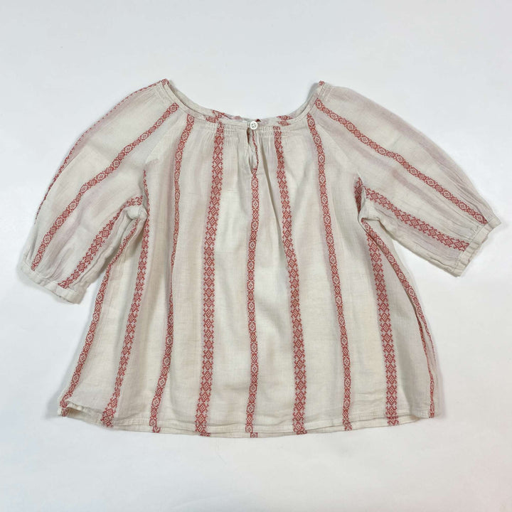 Bonpoint linen blend blouse 4Y 1