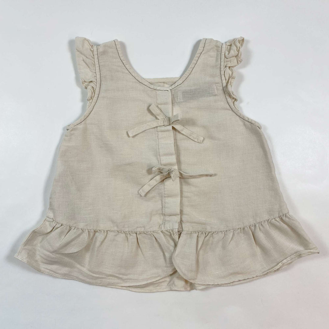 Zara cotton linen top 2-3Y/98 2