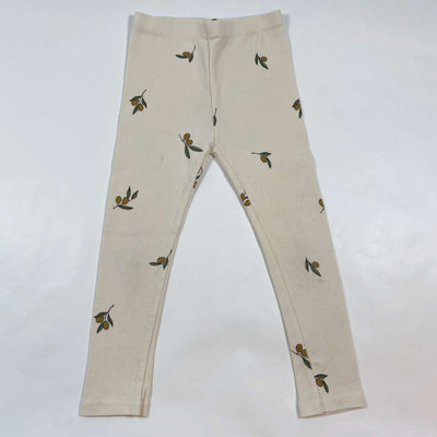 Organic Zoo olive print leggings 3-4Y 1