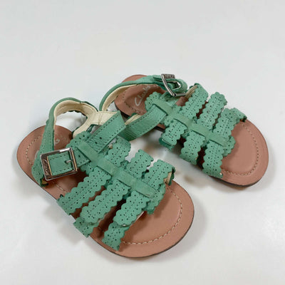Clarks turquoise leather sandal 25 1