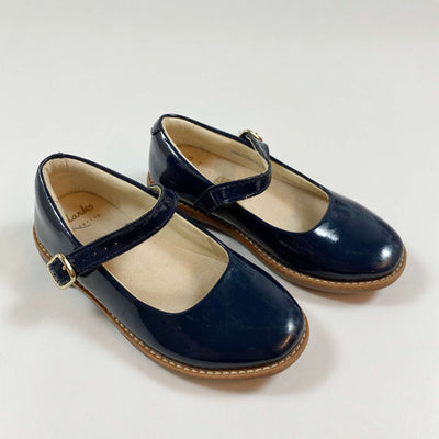 Clarks navy patent Mary Janes 24 1