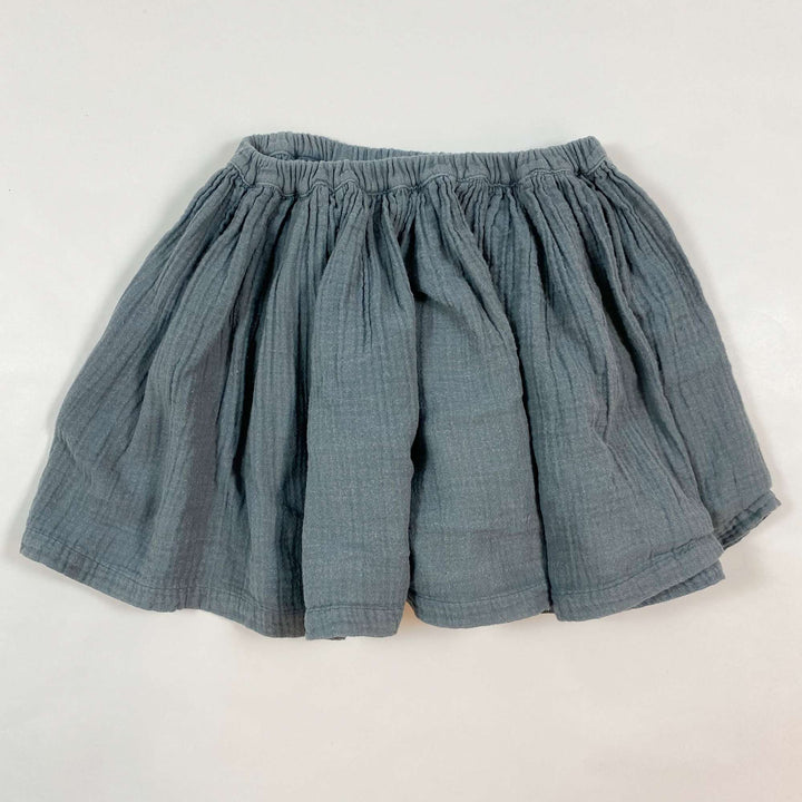 Bonton dusk blue muslin skirt 3Y 1