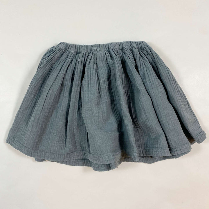 Bonton dusk blue muslin skirt 3Y 3