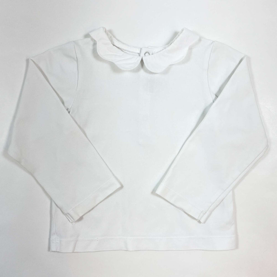 Jacadi long-sleeved scalloped blouse 24M 1