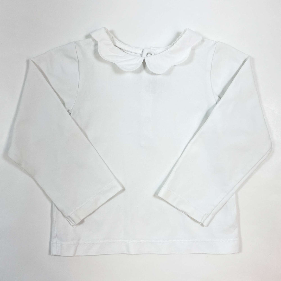 Jacadi long-sleeved scalloped blouse 24M 1