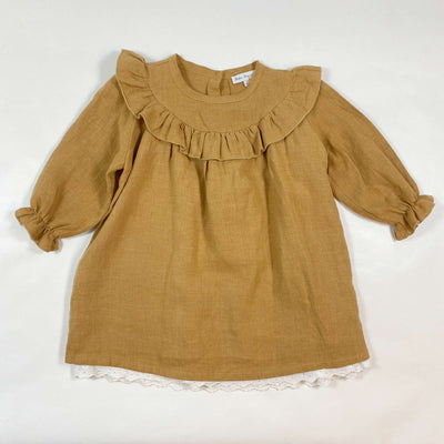 Bebe Organic linen dress 2Y 1