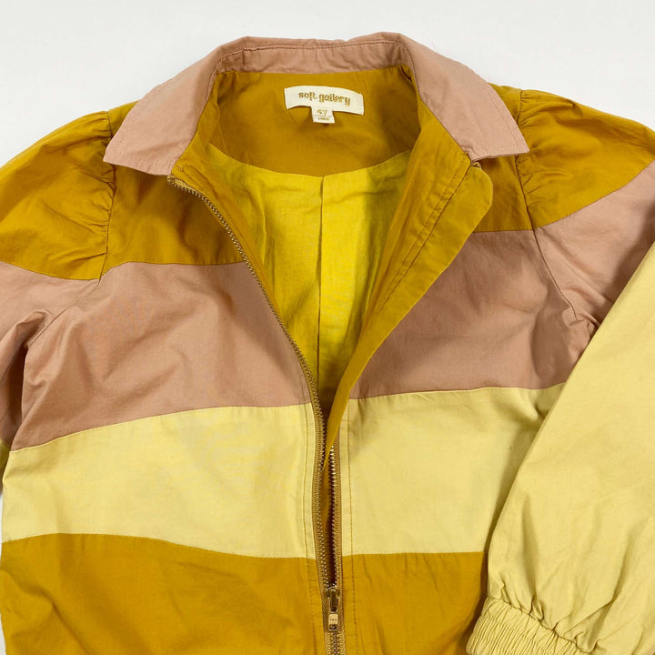 Soft Gallery colour block Fiola cotton jacket 4Y 2