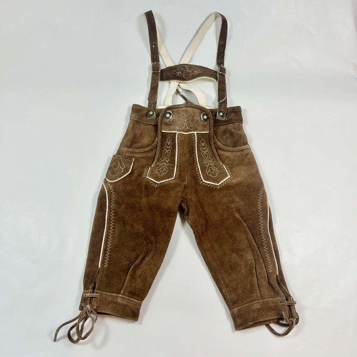 Isar Trachten braune Lederhosen 98 1