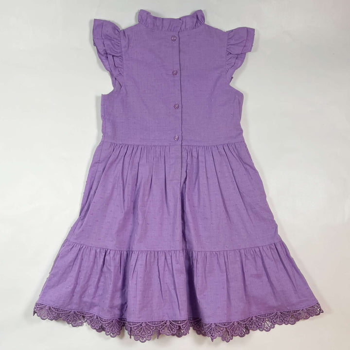 Janie and Jack purple embroidered dress 7Y 3