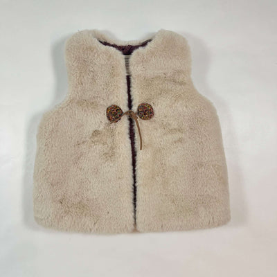 Zara faux-fur vest 3-4Y/104 1