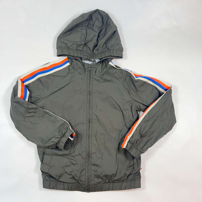 AO76 dark khaki nylon jacket with hood 8Y 1