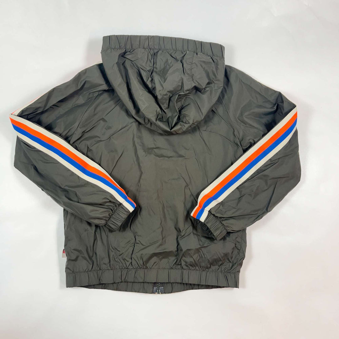 AO76 dark khaki nylon jacket with hood 8Y 2