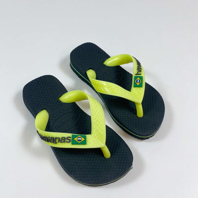 Havaianas neon green flip flops diff. sizes 1