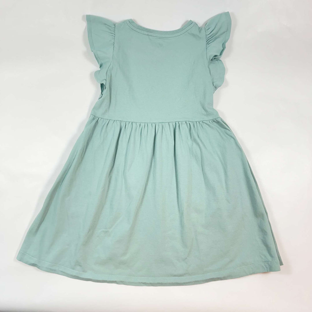 Uniqlo pale green short-sleeved dress 7-8Y 2