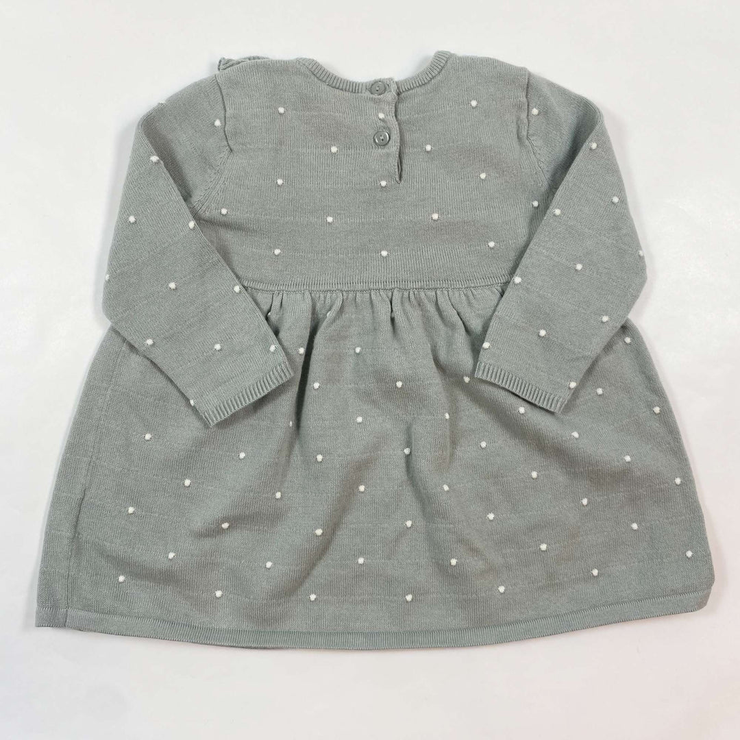 H&M soft green knit dress 74 3