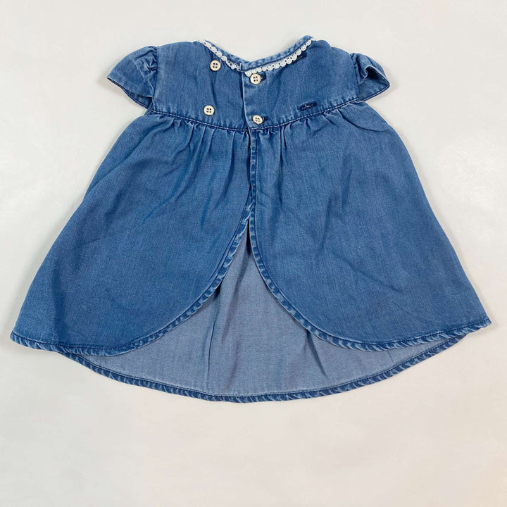 Mayoral denim baby dress 2-4M/65 3