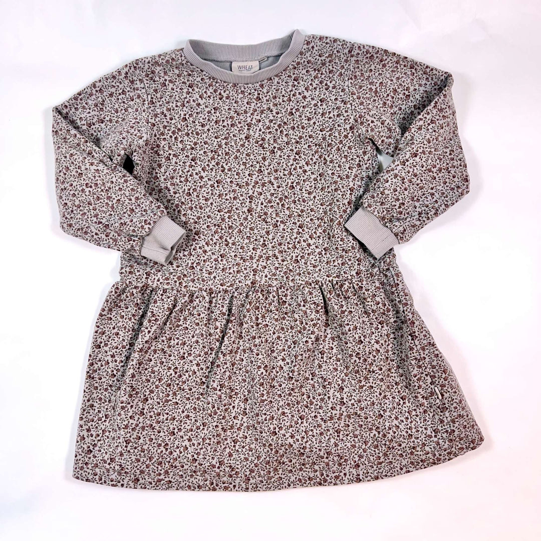 Wheat grey floral dress 6Y/116 1
